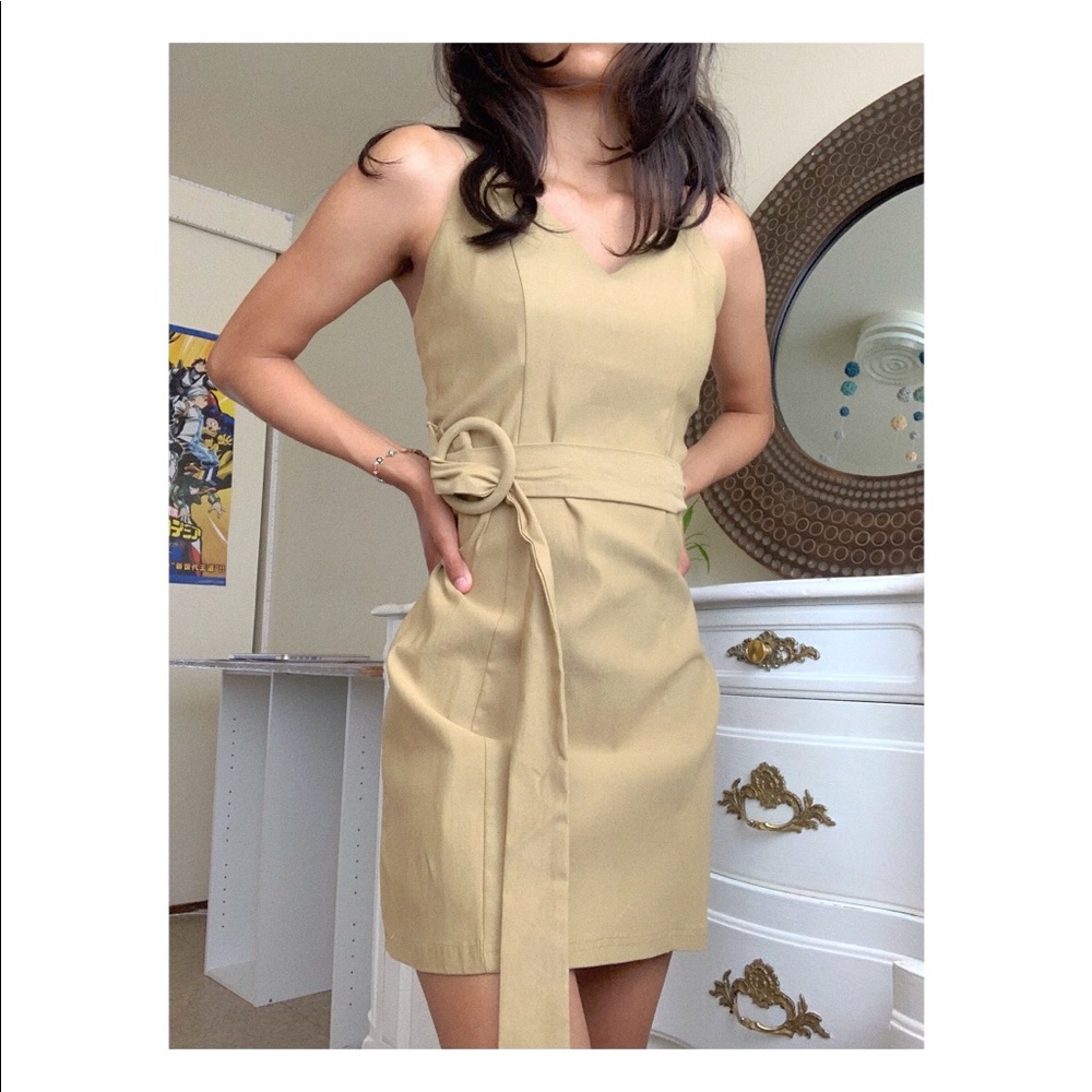 Tan, Casual Dress. (Never Worn)